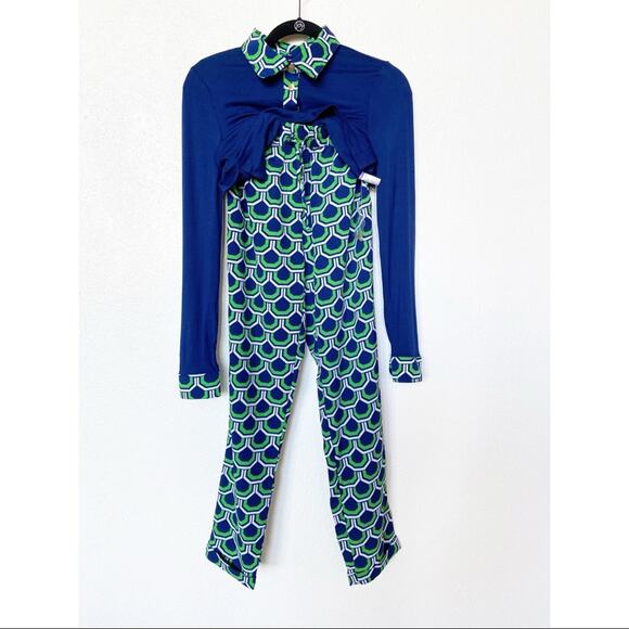 Macbeth Collection By Margaret Josephs Graphic Pant Set Size XS/S - Picture 2 of 8